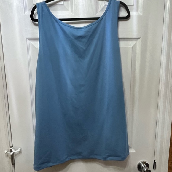 Maggie Barnes Dusty Blue Tank - Picture 2 of 2